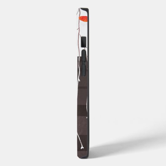 Winterlandschapsstructuur Case-Mate iPhone Case (Achterkant / Links)