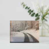 Winterlandwegen Briefkaart (Staand voorkant)