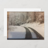 Winterlandwegen Briefkaart (Voorkant / Achterkant)