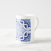 Winterleaf Scroll Porselein Kop (Voorkant rechts)