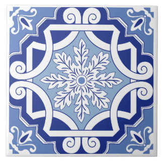 Winterleaf Scroll Tegeltje