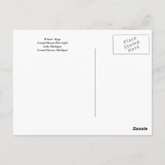 Winterleeftijd Briefkaart (Achterkant)