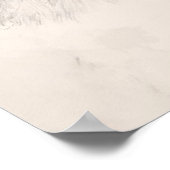 Winterleeuw (bw) poster (Hoek)