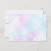 Winterlegant Weddenschap RSVP online met QR-code (Achterkant)