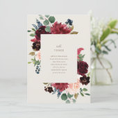 Winterlegantietabel Aantal Zitkaarten Menu (Staand voorkant)