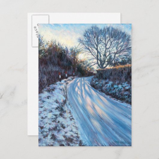 Winterlicht Briefkaart (Voorkant / Achterkant)