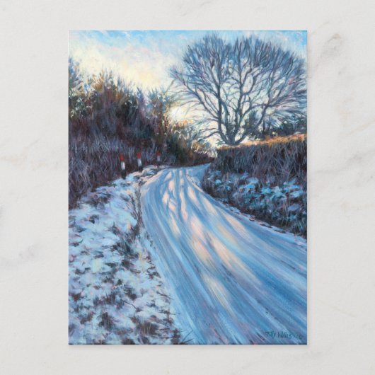 Winterlicht Briefkaart (Voorkant)