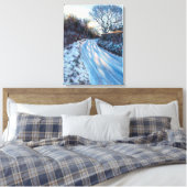 Winterlicht Canvas Afdruk (Insitu (Slaapkamer))