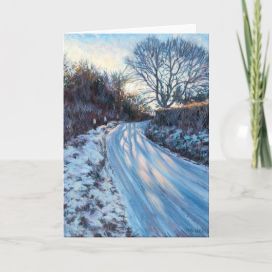 Winterlicht Feestdagen Kaart (Voorkant)