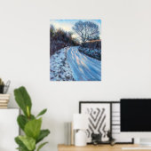 Winterlicht Poster (Thuiskantoor)