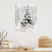 Winterlicht Poster (Keuken)
