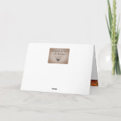 Winterlichten met zonnebrand kaart (Achterkant)