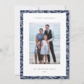 Winterlichten | Moderne verticale foto Hanukkah Feestdagenkaart (Voorkant)