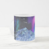 Winterlichten Mok glazen koffie (Voorkant links)