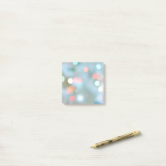 Winterlichten Post-it® Notes (Op bureau)