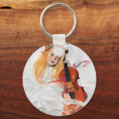 Winterlied elfen prinsessen sleutelhanger (Voorkant)