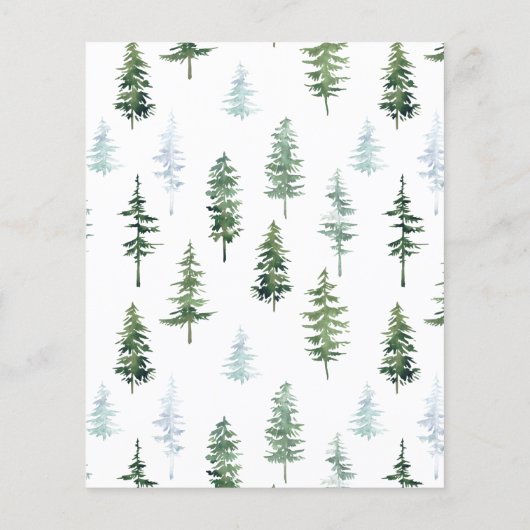 Winterlijnen | Begroting kerstfeestdag (Achterkant)