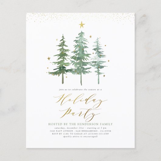 Winterlijnen | Begroting kerstfeestdag (Voorkant)