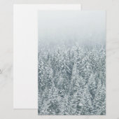 Winterlijnen Briefpapier (Voorkant / Achterkant)