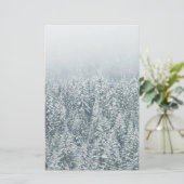 Winterlijnen Briefpapier (Staand voorkant)