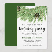 Winterlijnen | Uitnodiging feestdag (Voorkant / Achterkant)