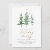 Winterlijnen | Uitnodiging kerstfeestdag (Voorkant)