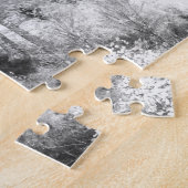 Winterlocomotief Legpuzzel (Zijkant)