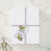 Winterloof Zakelijke Feestdagen Cadeaulabel (Met Touw)