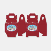 Winterloop Bedankdoosjes (Uitgevouwen)