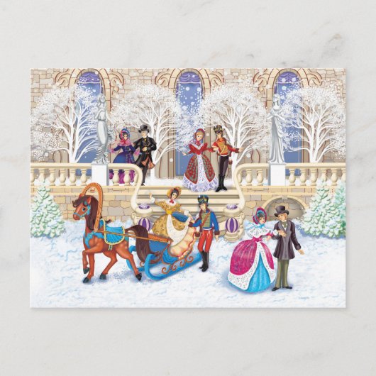 Winterloop Briefkaart (Voorkant)