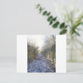 Winterloop Briefkaart (Staand voorkant)