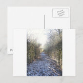 Winterloop Briefkaart (Voorkant / Achterkant)