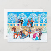 Winterloop Briefkaart (Voorkant / Achterkant)