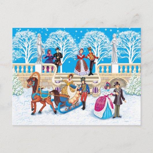 Winterloop Briefkaart (Voorkant)