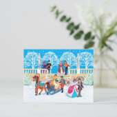 Winterloop Briefkaart (Staand voorkant)