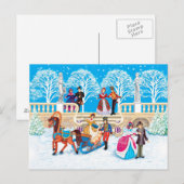 Winterloop Briefkaart (Voorkant / Achterkant)