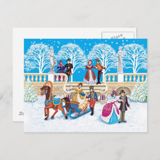 Winterloop Briefkaart (Voorkant / Achterkant)