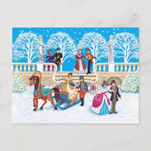 Winterloop Briefkaart (Voorkant)