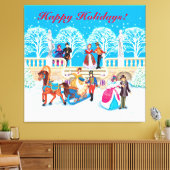 Winterloop Canvas Afdruk (Insitu (Woonkamer))