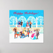 Winterloop Canvas Afdruk (Voorkant)