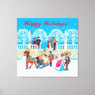 Winterloop Canvas Afdruk