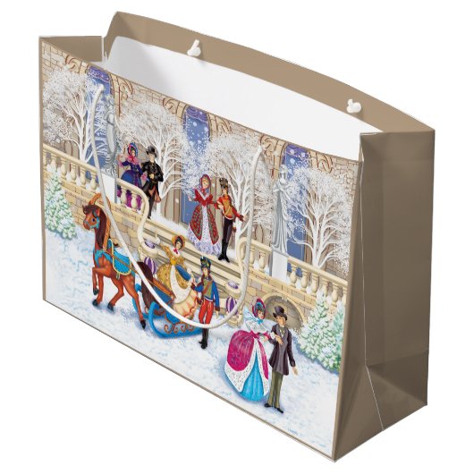 Winterloop Dames en heren Groot Cadeauzakje (Achterkant Gekanteld)