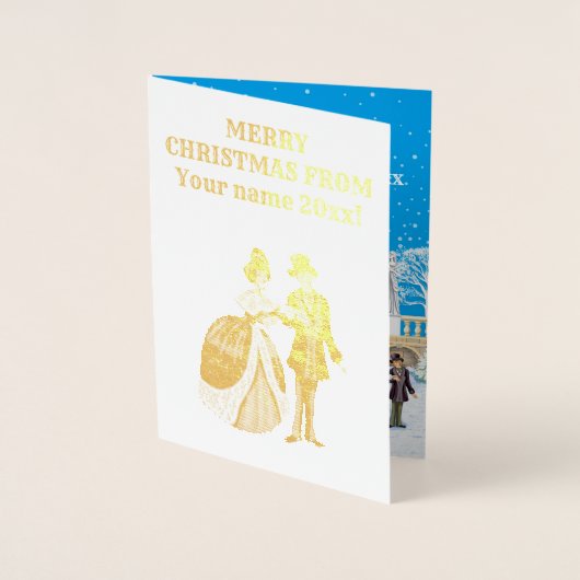 Winterloop Folie Kaarten (Voorkant)