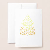 Winterloop Folie Kaarten (Met envelop)