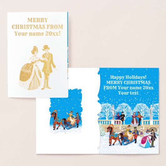 Winterloop Folie Kaarten (Display)