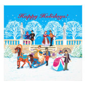 Winterloop Foto Afdruk (Voorkant)