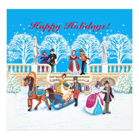 Winterloop Foto Afdruk (Voorkant)