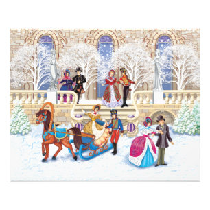 Winterloop Foto Afdruk