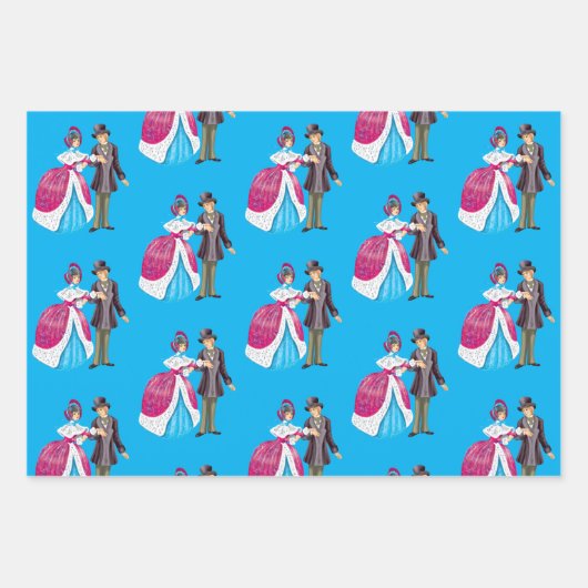 Winterloop Inpakpapier Vel (Voorkant 2)