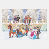 Winterloop Inpakpapier Vel (Voorkant 3)